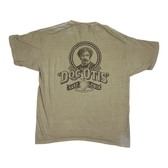 Vintage Doc Otis Hard Lemon Beverage Promo T-Shirt Size L USA Made 2000 - Picture 1 of 10